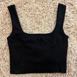 Ninety Percent black crop top